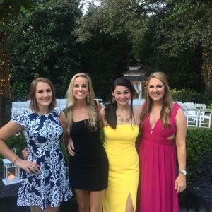 Badgley Mischka formal dress in pink size 12